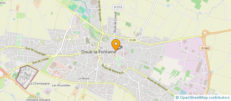 localisation de l'entreprise HOPITAL LOCAL à DOUE-EN-ANJOU