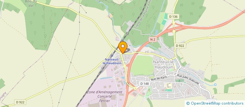 localisation de l'entreprise HOPITAL LOCAL DE NANTEUIL LE HAUDOIN  NANTEUIL-LE-HAUDOUIN