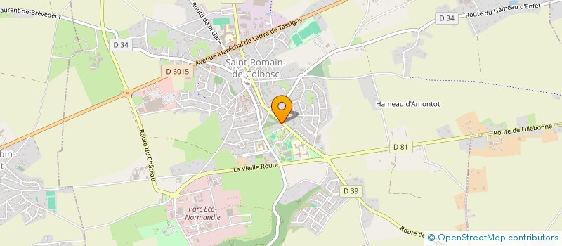 localisation de l'entreprise HOPITAL LOCAL DE SAINT ROMAIN DE COLBOSC à SAINT-ROMAIN-DE-COLBOSC