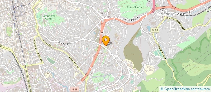 localisation de l'entreprise HOPITAL PRIVE DE LA LOIRE  SAINT-ETIENNE