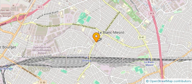 localisation de l'entreprise HOPITAL PRIVE DE LA SEINE SAINT DENIS à LE BLANC-MESNIL