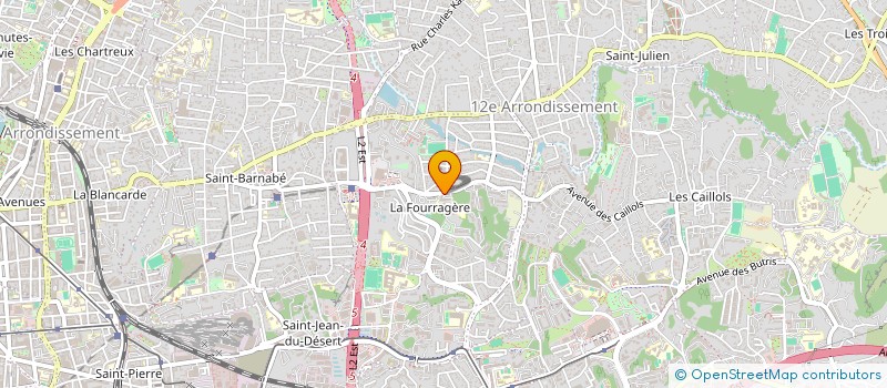 localisation de l'entreprise HOPITAL PRIVE MARSEILLE - VERT COTEAU BEAUREGARD à MARSEILLE