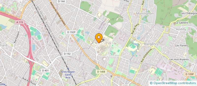 localisation de l'entreprise HOPITAL PSYCHIATRIQUE DU CENTRE HOSP à EAUBONNE