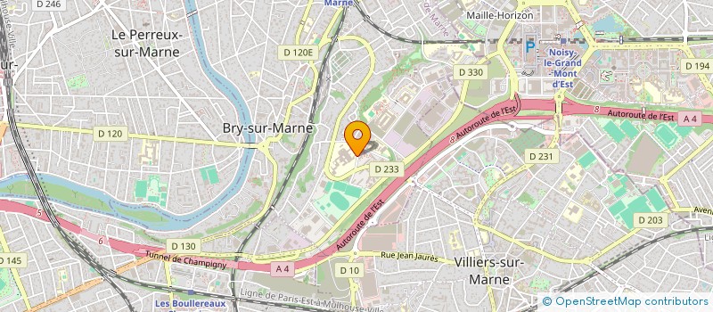 localisation de l'entreprise HOPITAL SAINT CAMILLE à BRY-SUR-MARNE