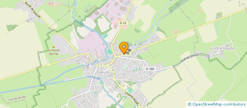 localisation de l'entreprise HOPITAL SAINT JACQUES DE DIEUZE  DIEUZE