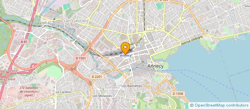 localisation de l'entreprise HOPLA à ANNECY