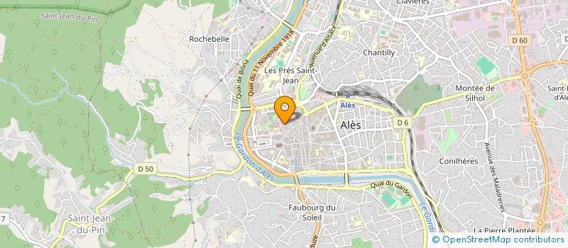 localisation de l'entreprise HOPLA à ALES