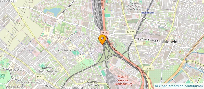 localisation de l'entreprise HOPLA  SCHILTIGHEIM