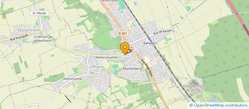 localisation de l'entreprise HOPLA BOISSONS  SIERENTZ