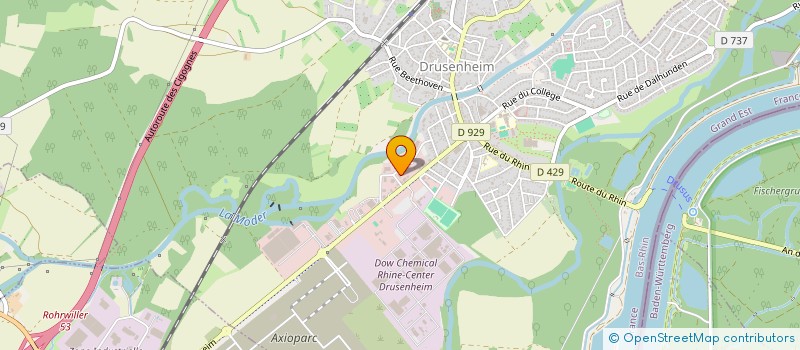 localisation de l'entreprise HOPLA FLAM'S  DRUSENHEIM