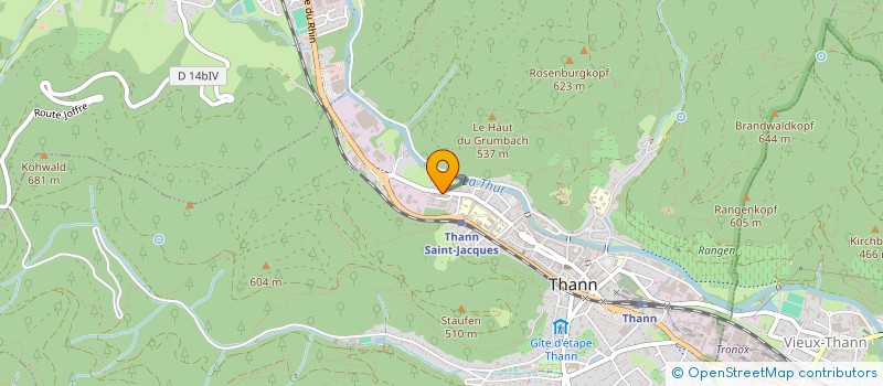 localisation de l'entreprise HOPLA GEISS  THANN