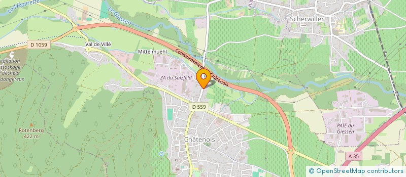 localisation de l'entreprise HOPLA MIAM  CHATENOIS