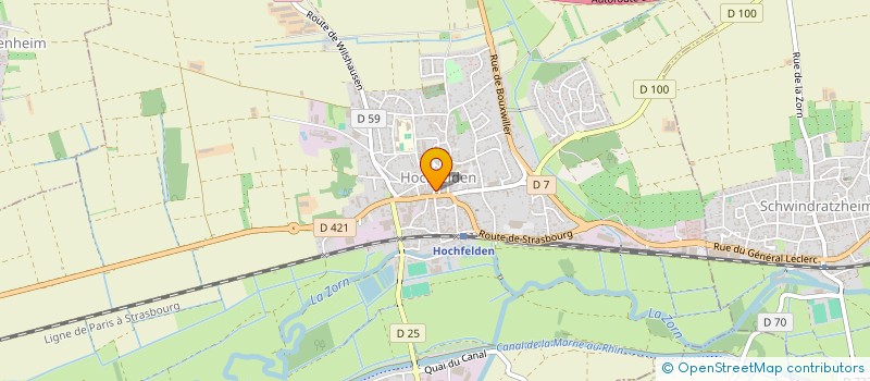 localisation de l'entreprise HOPLA SOLUTIONS NETTOYAGE à HOCHFELDEN