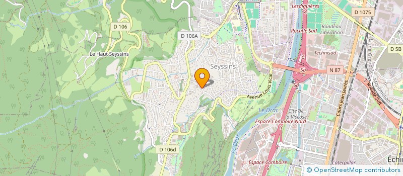 localisation de l'entreprise HOPLABOUM à SEYSSINS