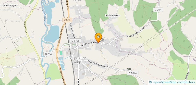 localisation de l'entreprise HOPLIA  LE BREUIL-EN-AUGE