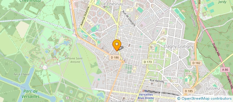 localisation de l'entreprise HOPLITE CONSULTING  LE CHESNAY-ROCQUENCOURT