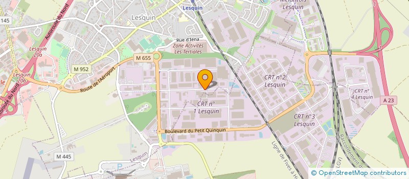 localisation de l'entreprise HOPPER à LESQUIN