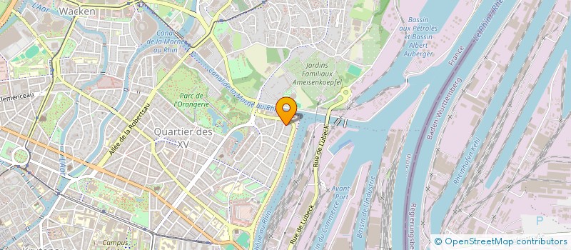 localisation de l'entreprise HOPPER  STRASBOURG