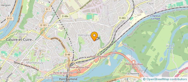 localisation de l'entreprise HOPRA à CALUIRE-ET-CUIRE