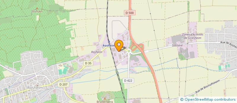 localisation de l'entreprise HOPS AND FRIENDS  ROSHEIM