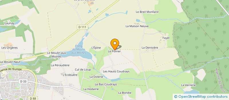 localisation de l'entreprise HOPS & GO  ARGENTRE-DU-PLESSIS