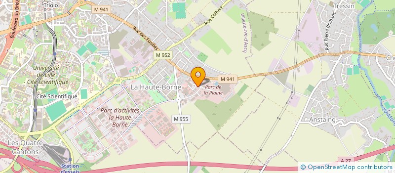 localisation de l'entreprise HOPSI à VILLENEUVE-D'ASCQ