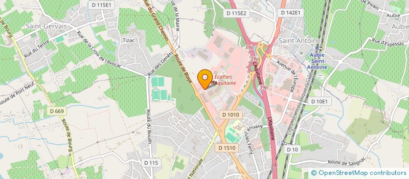 localisation de l'entreprise HOPSTERS  SAINT-ANDRE-DE-CUBZAC