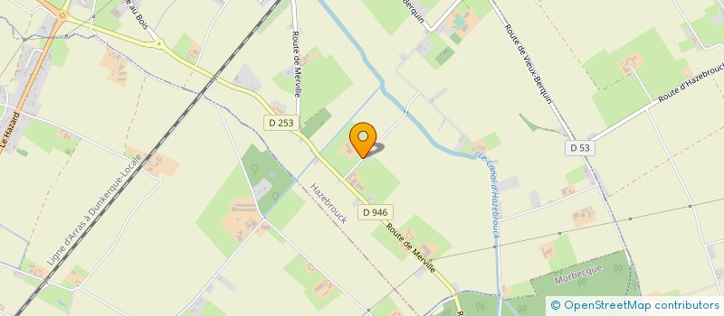 localisation de l'entreprise HOPSTOCK à HAZEBROUCK