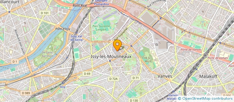 localisation de l'entreprise HOPTIMIST à ISSY-LES-MOULINEAUX