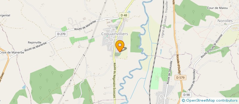 localisation de l'entreprise HOPUS  COQUAINVILLIERS