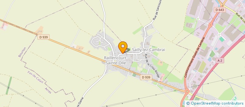 localisation de l'entreprise HOQUET ENDIVES à RAILLENCOURT-SAINTE-OLLE