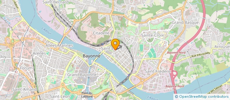 localisation de l'entreprise HOR EGON à BAYONNE