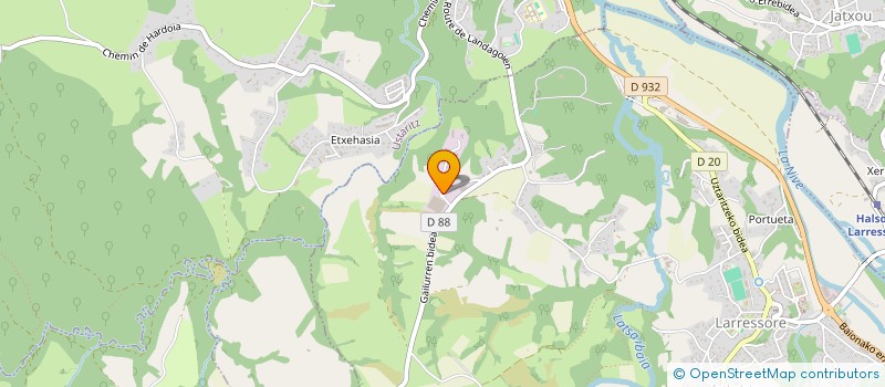 localisation de l'entreprise HOR ETA HEMEN  LARRESSORE