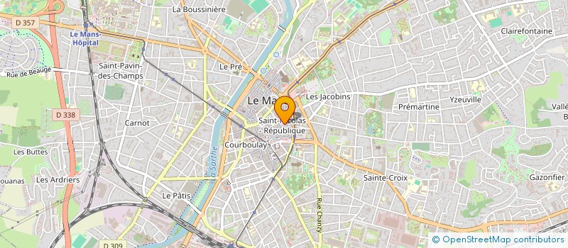 localisation de l'entreprise HOR TENSIA à LE MANS