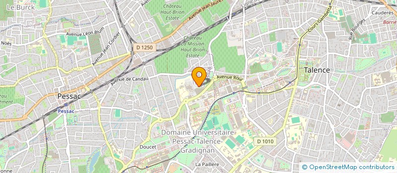 localisation de l'entreprise HORA  PESSAC