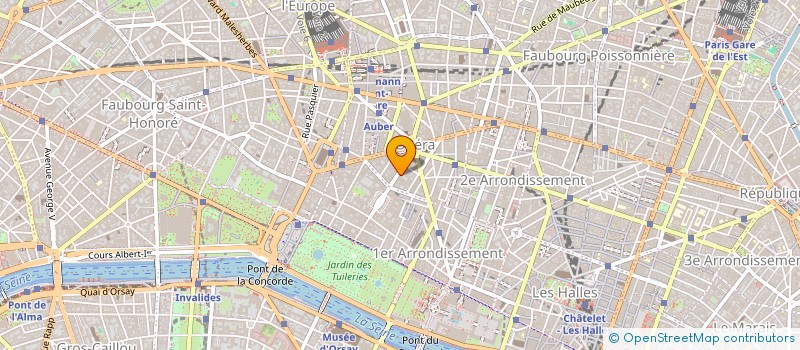 localisation de l'entreprise HORA INTERNATIONAL  PARIS