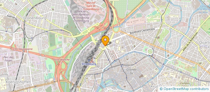 localisation de l'entreprise HORA SIMH'A à STRASBOURG
