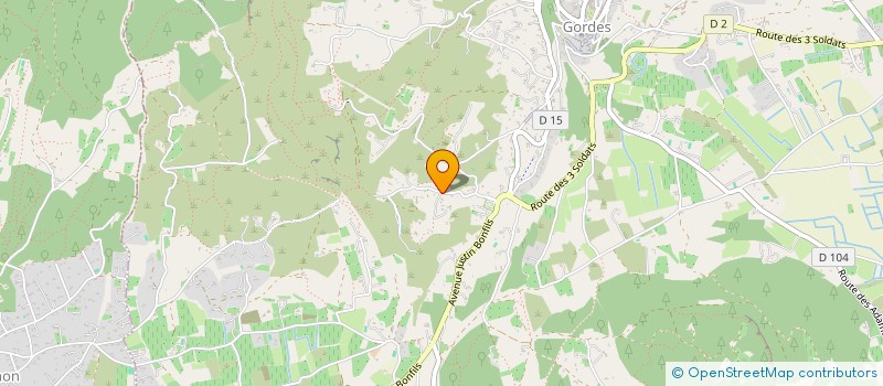 localisation de l'entreprise HORACE  GORDES