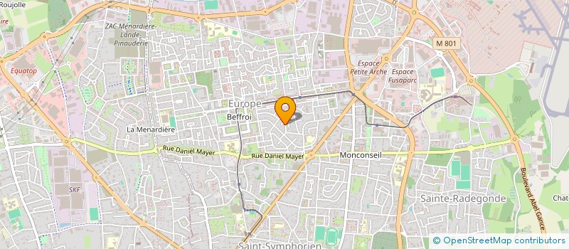 localisation de l'entreprise HORACE TOURS  TOURS
