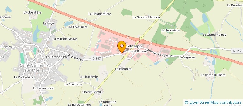 localisation de l'entreprise HORACE VERNET  SEVREMOINE