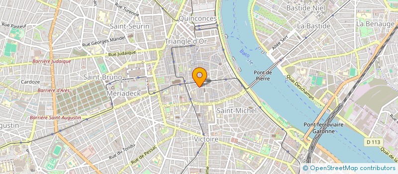 localisation de l'entreprise HORAE  BORDEAUX