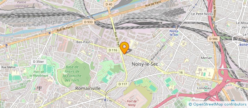 localisation de l'entreprise HORAIST MOREAU à NOISY-LE-SEC