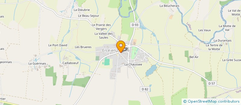 localisation de l'entreprise HORALI DISTRIBUTION  ERCE-EN-LAMEE