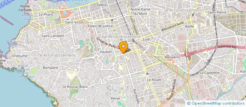 localisation de l'entreprise HORAMA  MARSEILLE