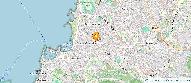 localisation de l'entreprise HORAS à MARSEILLE