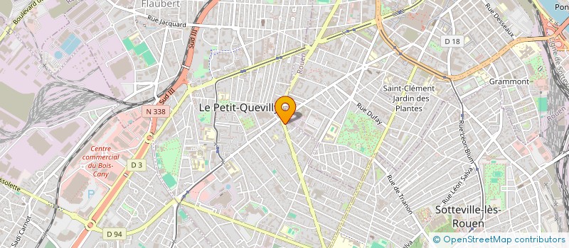 localisation de l'entreprise HORASIS à LE PETIT-QUEVILLY
