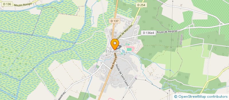 localisation de l'entreprise HORAUD MULTIMEDIA à ETAULIERS