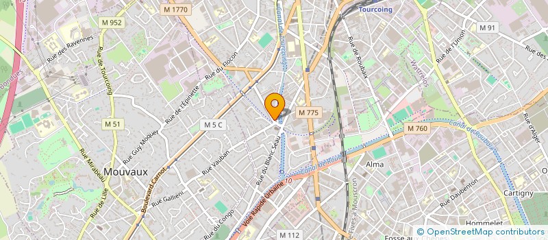 localisation de l'entreprise HORBB STUDIO à TOURCOING