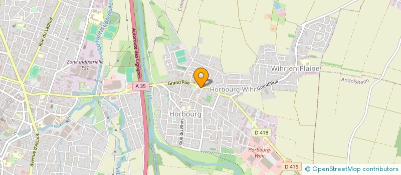 localisation de l'entreprise HORBOURG AUTO DISTRIBUTION  HORBOURG-WIHR