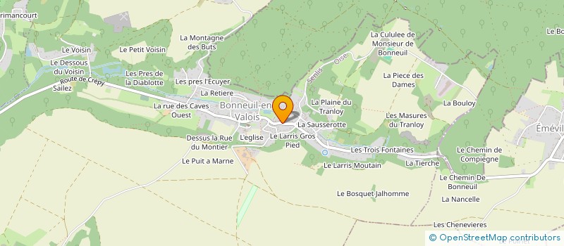 localisation de l'entreprise HORCHOLLE BAPTISTE à BONNEUIL-EN-VALOIS